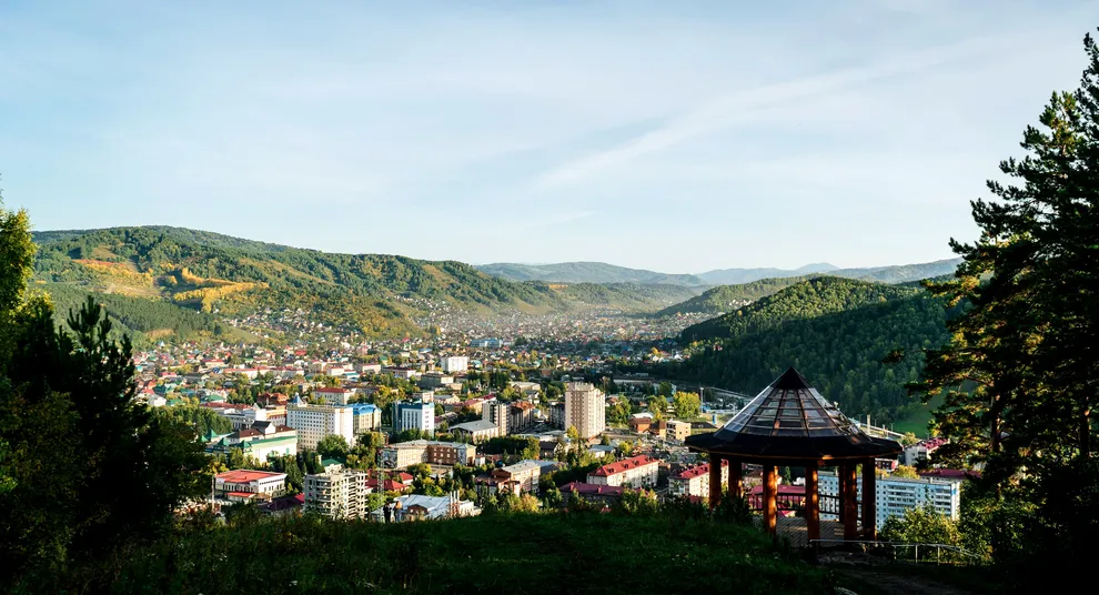 фото города с дрона