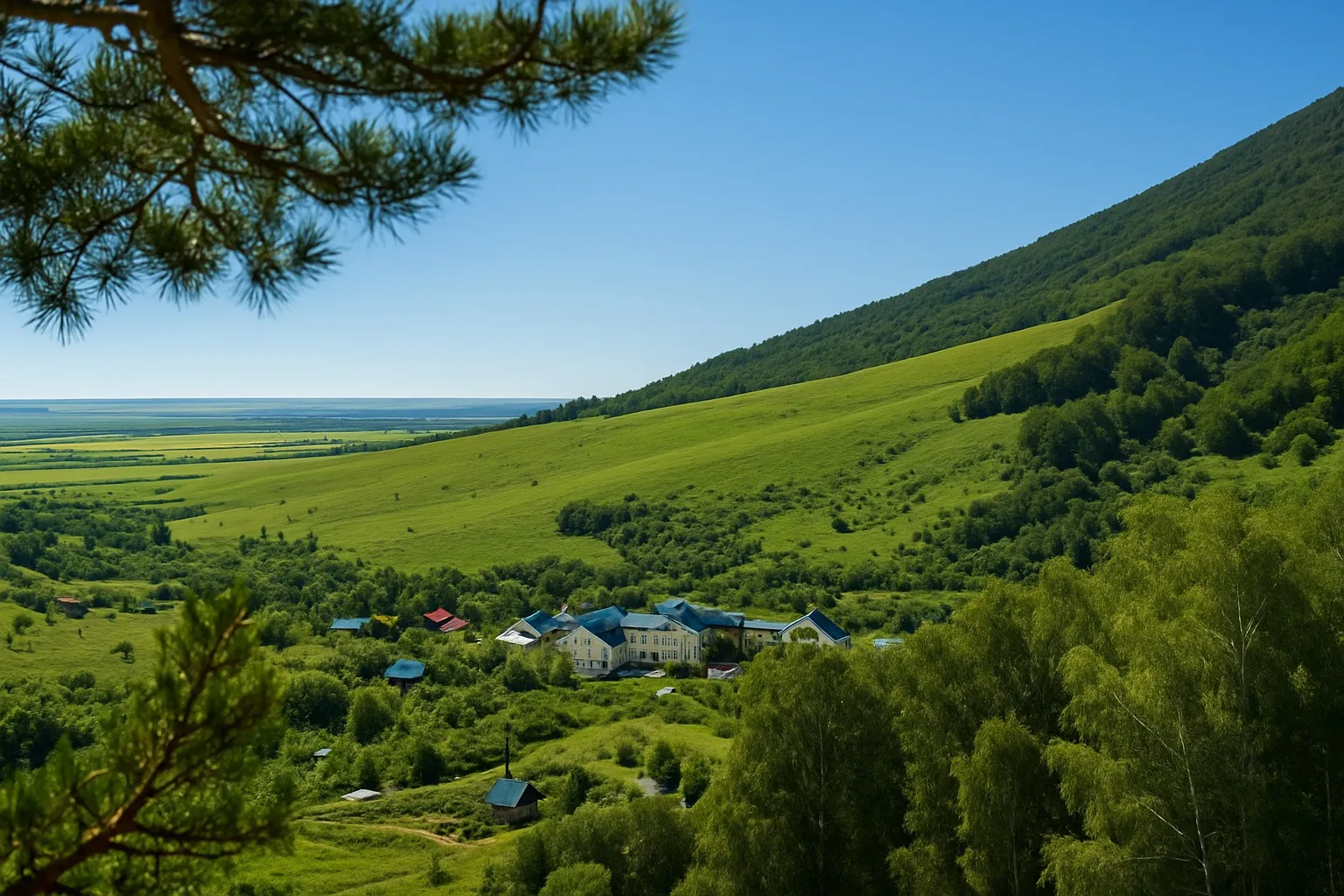санаторий в долине издалека