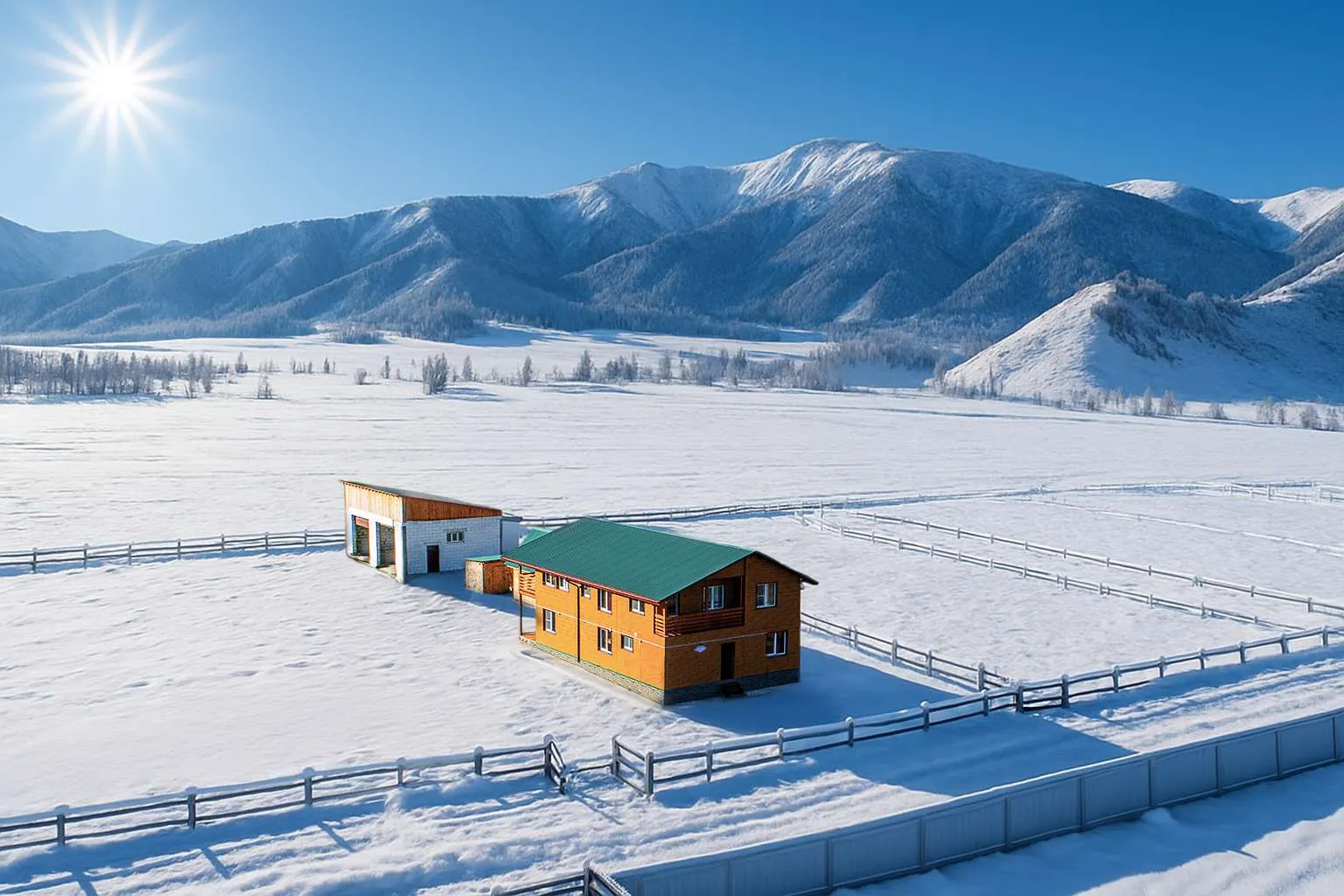 зимний пейзаж