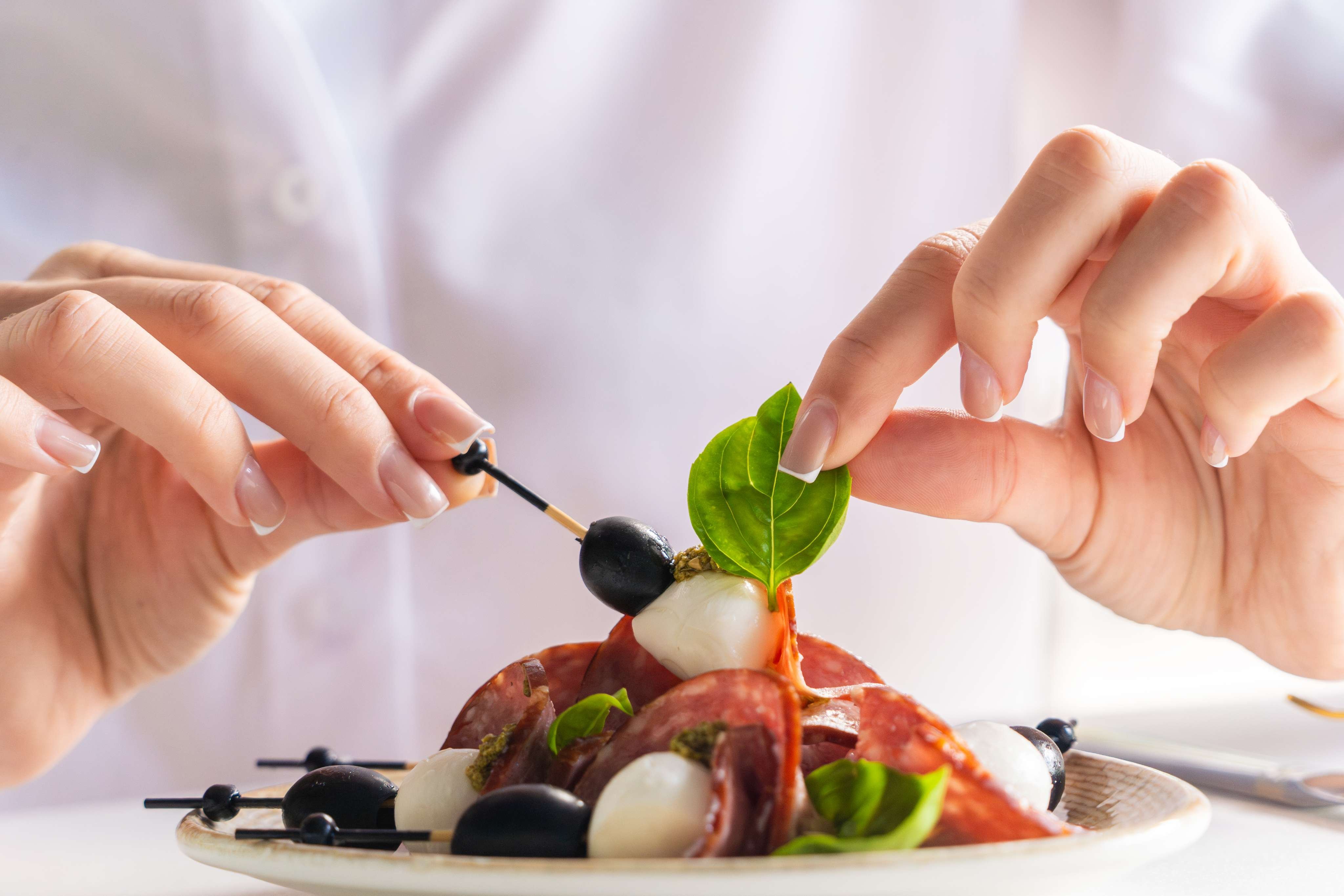 сервировка блюда