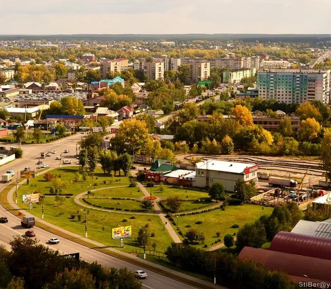 вид на город сверху